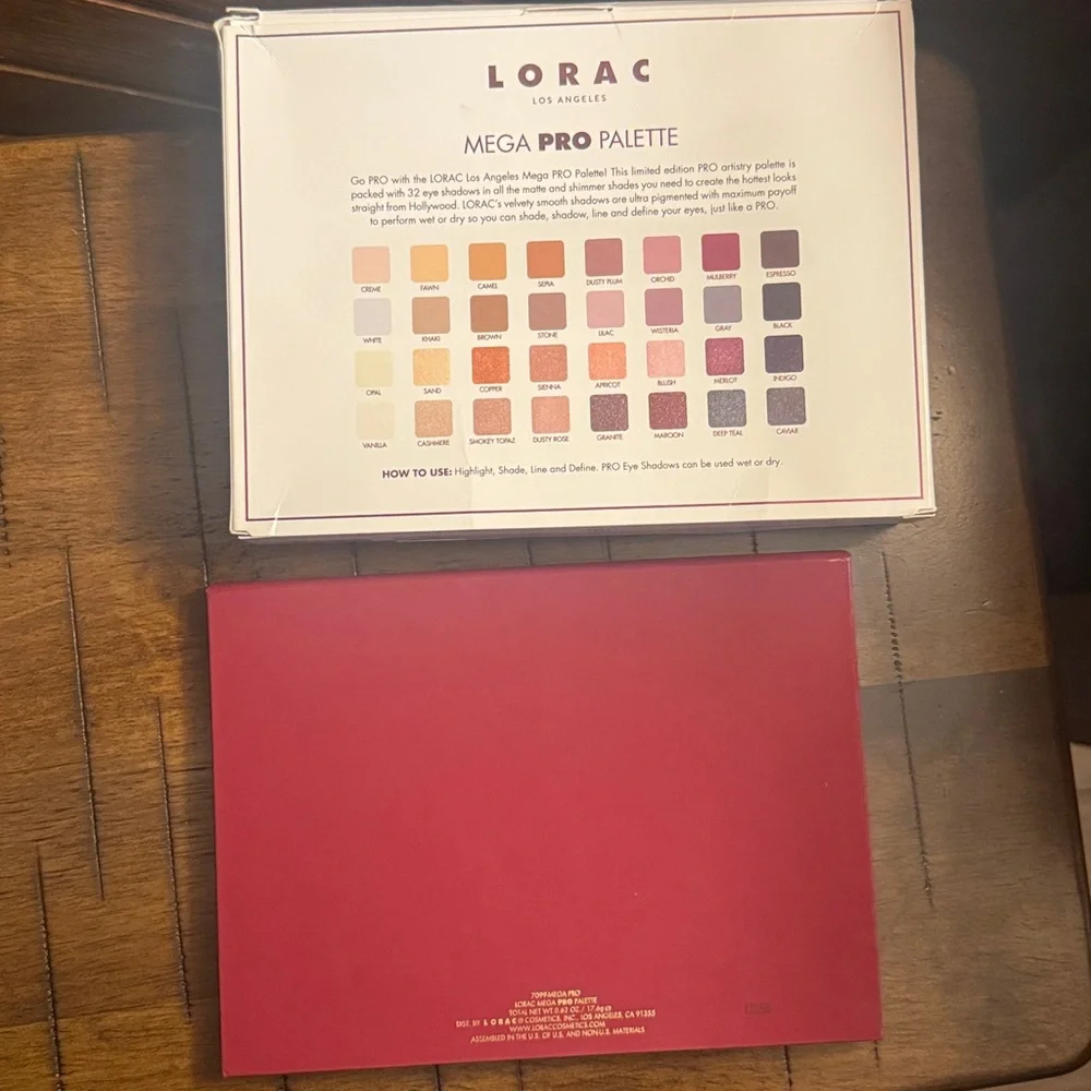 LORAC Mega Pro Palette — Red & Gold Cover